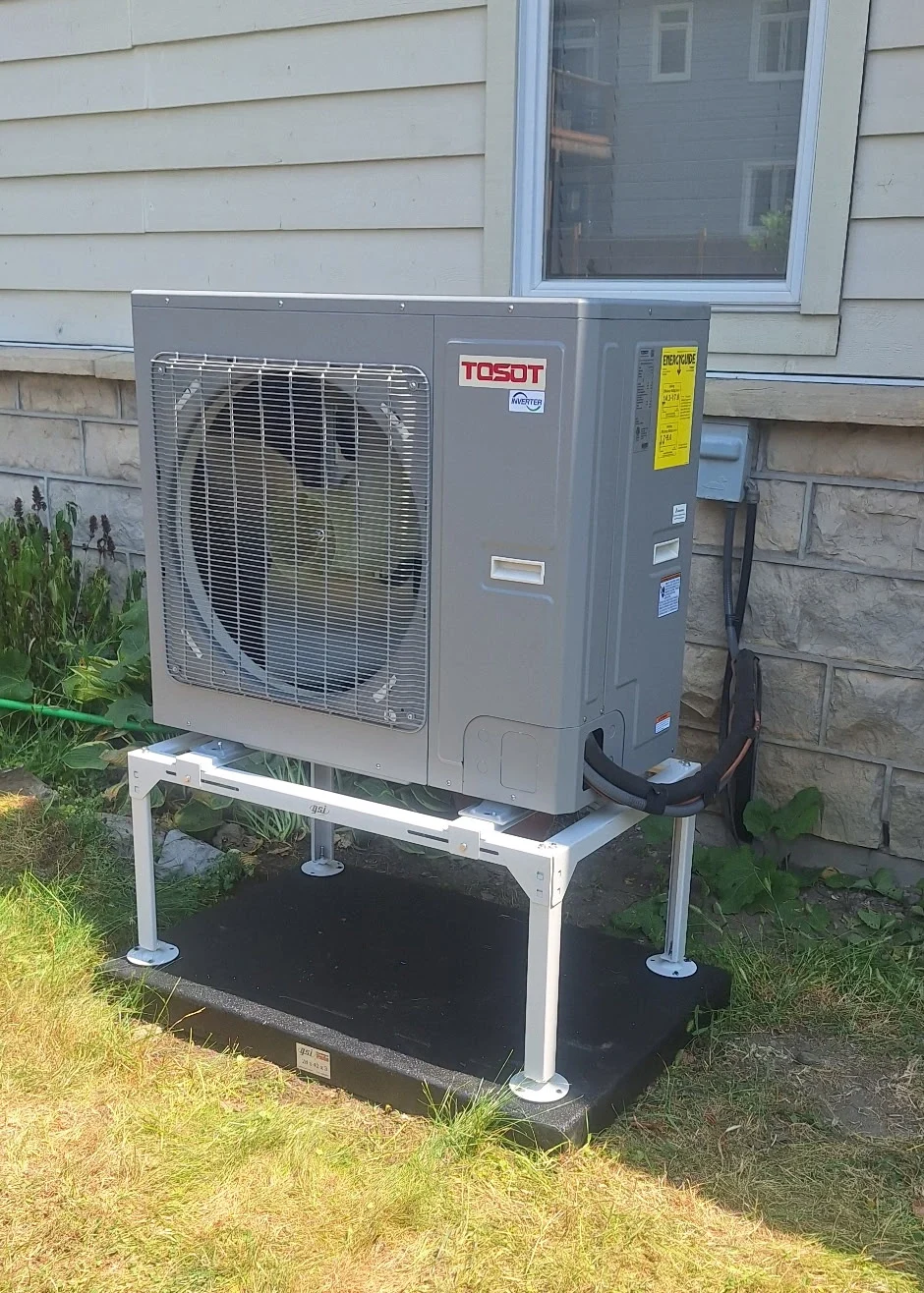 Heat pump installation in Hamilton, Ontario