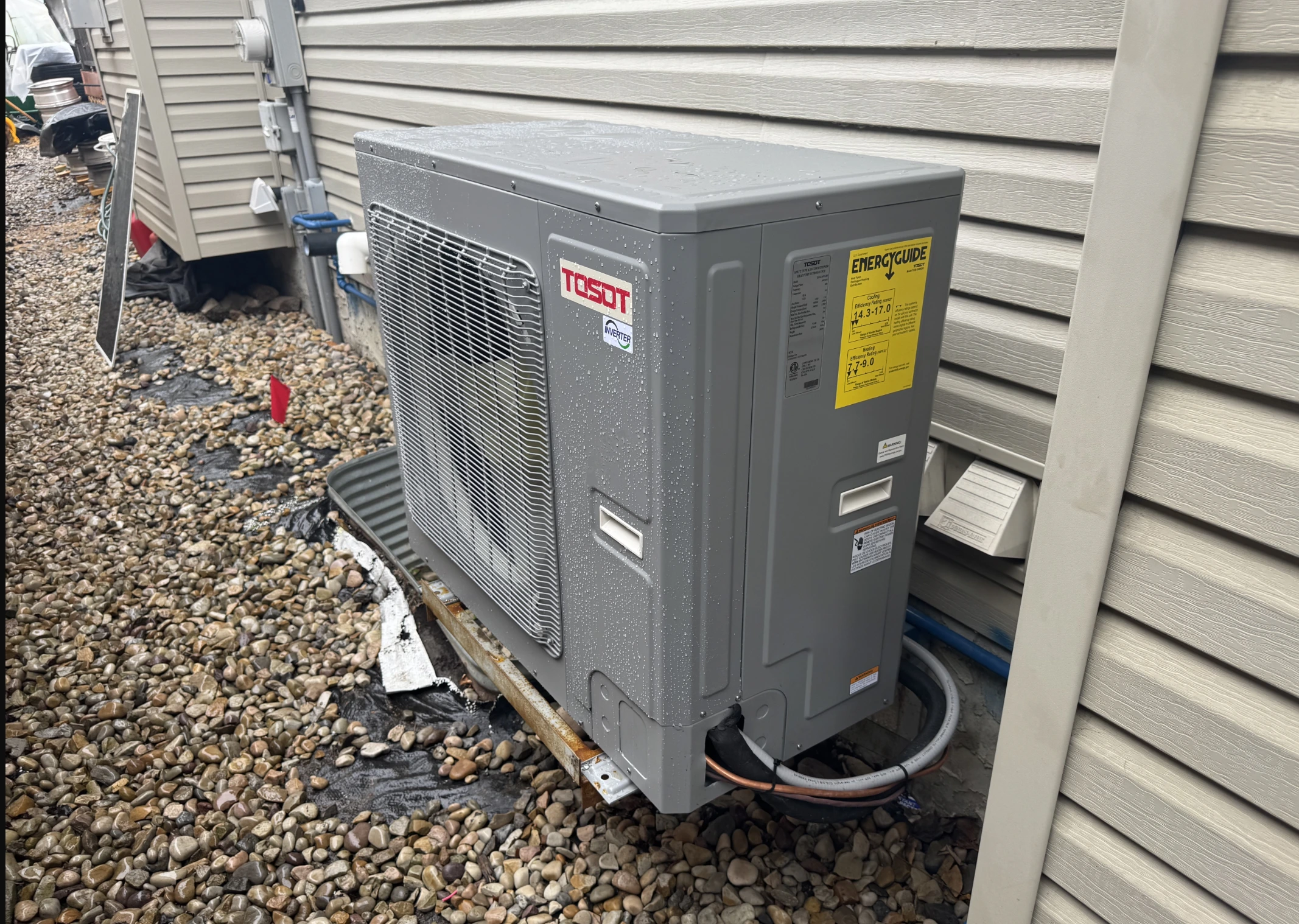 Heat pump installation in Calgary, Alberta
