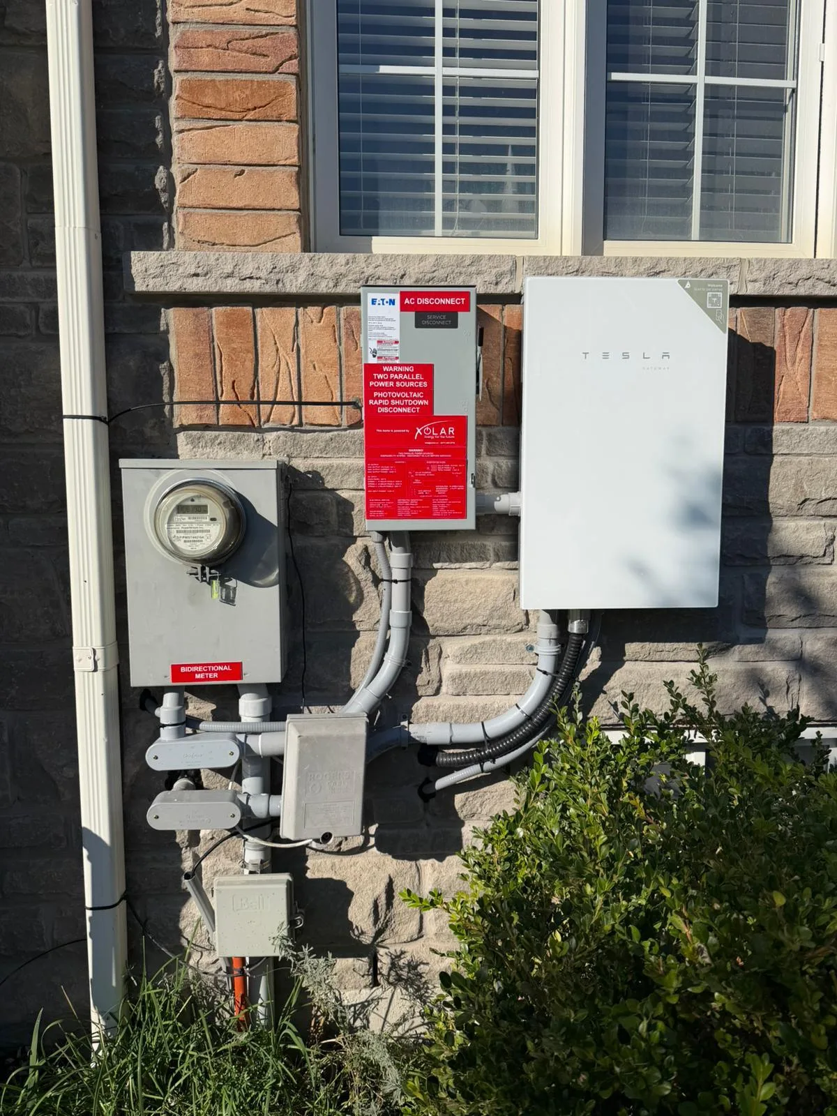 Tesla Powerwall battery installation