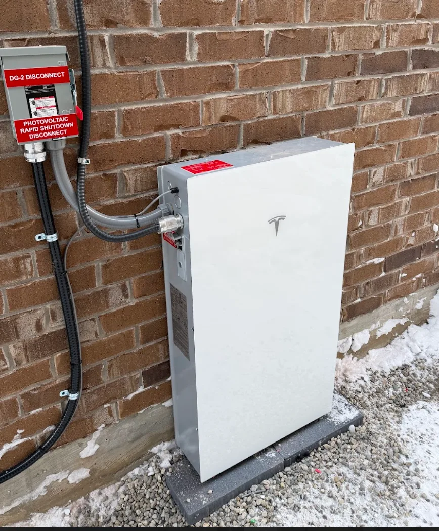Tesla Powerwall battery installation