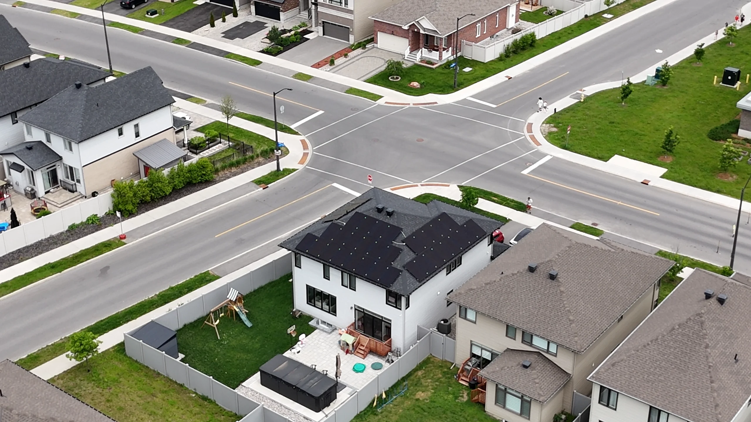 Rooftop solar installation